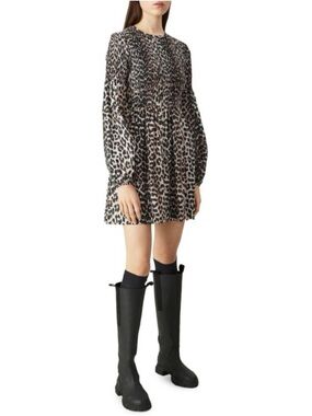 cotton knit dresses Long Sleeve Pink Knit Dress – Monique Lhuillier main image 0